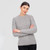 AWL115 303 Grey Color Ladies Aran Tunic Sweater Studio front ShamrockGift.com AWL115 303 Grey Color Ladies Aran Tunic Sweater Studio front ShamrockGift.com