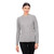 SAOL Ladies Aran Tunic Sweater AWL115 Grey ShamrockGift.com