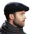 Mucros  Weavers Plain Black Driving Cap MUCTRINBLK ShamrockGift.com