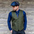 Mucros Weavers Men's Full Back Wool Tweed Vest Green ShamrockGift.com