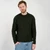 MM208 Men's Merino Wool Aran Sweater Army Green ShamrockGift.com