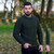 Saol Men's Merino Aran Sweater Army Green MM208 ShamrockGift.com Saol Men's Merino Aran Sweater Army Green MM208 ShamrockGift.com
