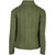 Aran-Woollen-Mills-Asymmetrical-Irish-Multi-Cable-Wool-Cardigan-B840-Green-Out-ShamrockGift.com