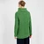 ML117 105 GREEN Colour Ladies Irish Aran Sweater Breathable Merino Wool ShamrockGift.com