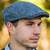 Hanna Hats Irish Cap Donegal Touring Tweed Grey Lifestyle ShamrockGift.com