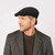 Hanna Hats Irish Cap Donegal Touring Tweed Black DTC2-66454 ShamrockGift.com