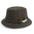 832-L003G-Brown & Green Barley Tweed Walking Hat ShamrockGift.com