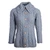B551-385 MISTY BLUE Colour SuperSoft Merino Wool Flare Cardigan ShamrockGift.com