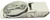 Irish Money Clip Golf Bag Stainless Steel & Pewter P103GolfBag ShamrockGift.com