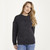 A570 070 CHARCOAL Colour Traditional Aran Lumber Cardigan Shamrockgift.com