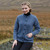 A570206 Denim Blue Beautiful Women's Irish Cardigan Face Shamrockgift.com