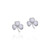 GS-TEGR018089-set Silver Shamrock Stud Earrings ShamrockGift.com