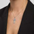 Sterling Silver Double Sided Cross Pendant Lifestyle ShamrockGift.com