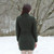 SAOL Beautiful Women's Irish Cardigan ML143 Charcoal ShamrockGift Back View SAOL Beautiful Women's Irish Cardigan ML143 Charcoal ShamrockGift Back View