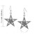 GS-TEGR015464-set Sterling Silver Celtic Knot Star Earrings ShamrockGift.com