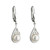 Sterling Silver Drop Earrings with Trinity Knot and Pearls Design S33281 ShamrockGift.com