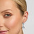 Sterling Silver Celtic Trinity Knot Drop Earrings Lifestyle ShamrockGift.com