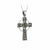 Solvar Silver Connemara Marble Marcasite Cross Pendant S44727 Shamrockgift.com