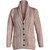Aran Woollen Mills Cable Knit Irish Shawl Cardigan B838077 ShamrockGift.com