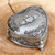 Claddagh Jewelry Box Close Up White Background ShamrockGift.com Pewter Mulligar 2099Clad