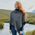Aran-Woollen-Mills-Ladies-Herringbone-Irish-Poncho-B814-416-Nature-ShamrockGift.com