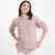 Aran Woollen Mills Irish Cabled Sweater B951 Winter Rose Front ShamrockGift.com
