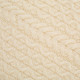 MT124 100 Natural White King Sized Cable Knit Throw Closeup ShamrockGift.com