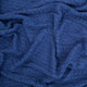 MT124 106 Marl Blue King Sized Cable Knit Throw Closeup ShamrockGift.com
