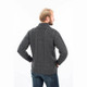 Saol Charcoal Men's Single Button Shawl Collar Aran Sweater MM203-101 ShamrockGift.com