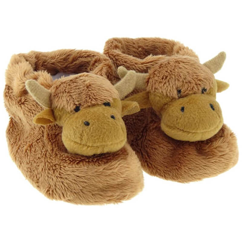 Highland Cow Stuffed Animal   – Cow Slippers