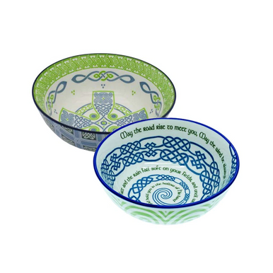 The Celtic Cross Collection Set of 2 Bowls