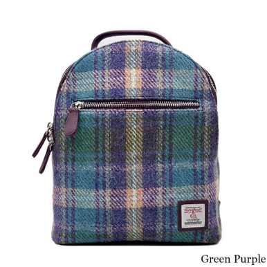 Scottish Handcrafted Harris Tweed Backpack | Free US  display picture 2