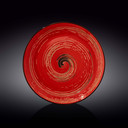 ROUND RED PLATE 11"