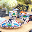 Artisan mexican butter dish