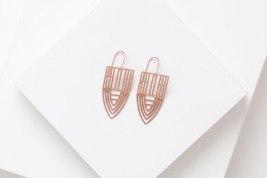 BARCELONA Earrings | geometric stainless steel earrings