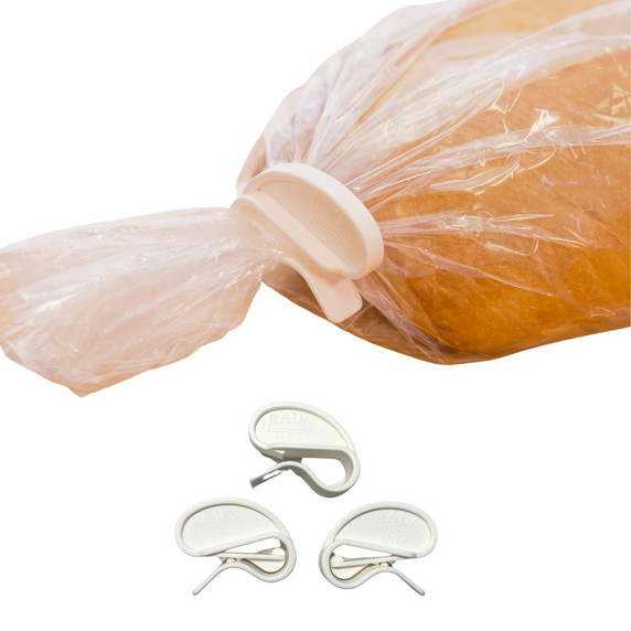 Bread bag clips great for all breads. Homemade bread or store-bought bread.