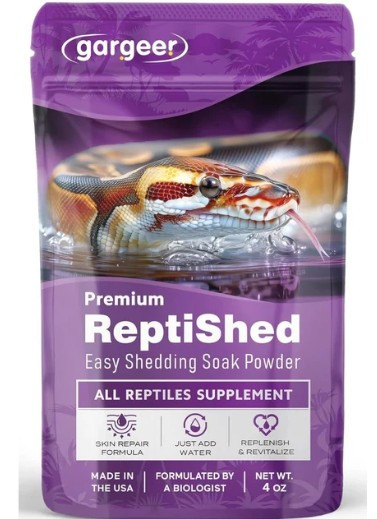 ReptiShed' Shedding Aid Soak Powder for All Reptiles