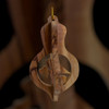 3-D Nativity Ornament with an Angel Playing Trumpet Large
