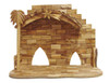 Olive Wood Crown Nativity Set (15 Pieces Set)