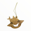 Olive Wood Shark Ornament