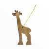 Olive Wood Giraffe Ornament