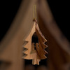 Small 3D Tree Ornament with Nativity