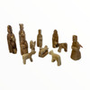 Olive Wood Nativity Set- Removable Figures 12 pcs