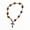 Small Olive Wood Rosary Bracelet