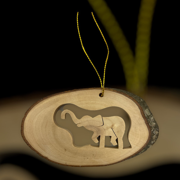 Standing Elephant Ornament