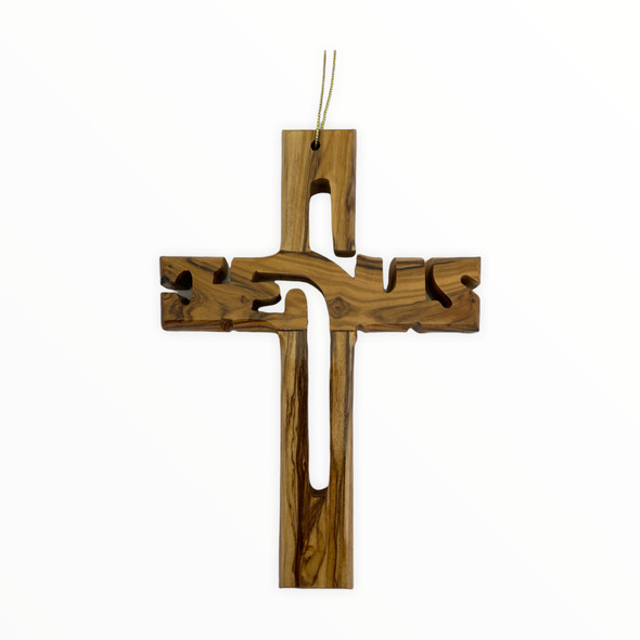 Jesus Name Cross with hole