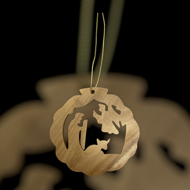 Nativity Hut Ornament