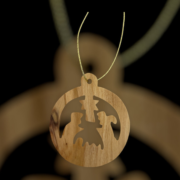 Nativity Ornament with Star