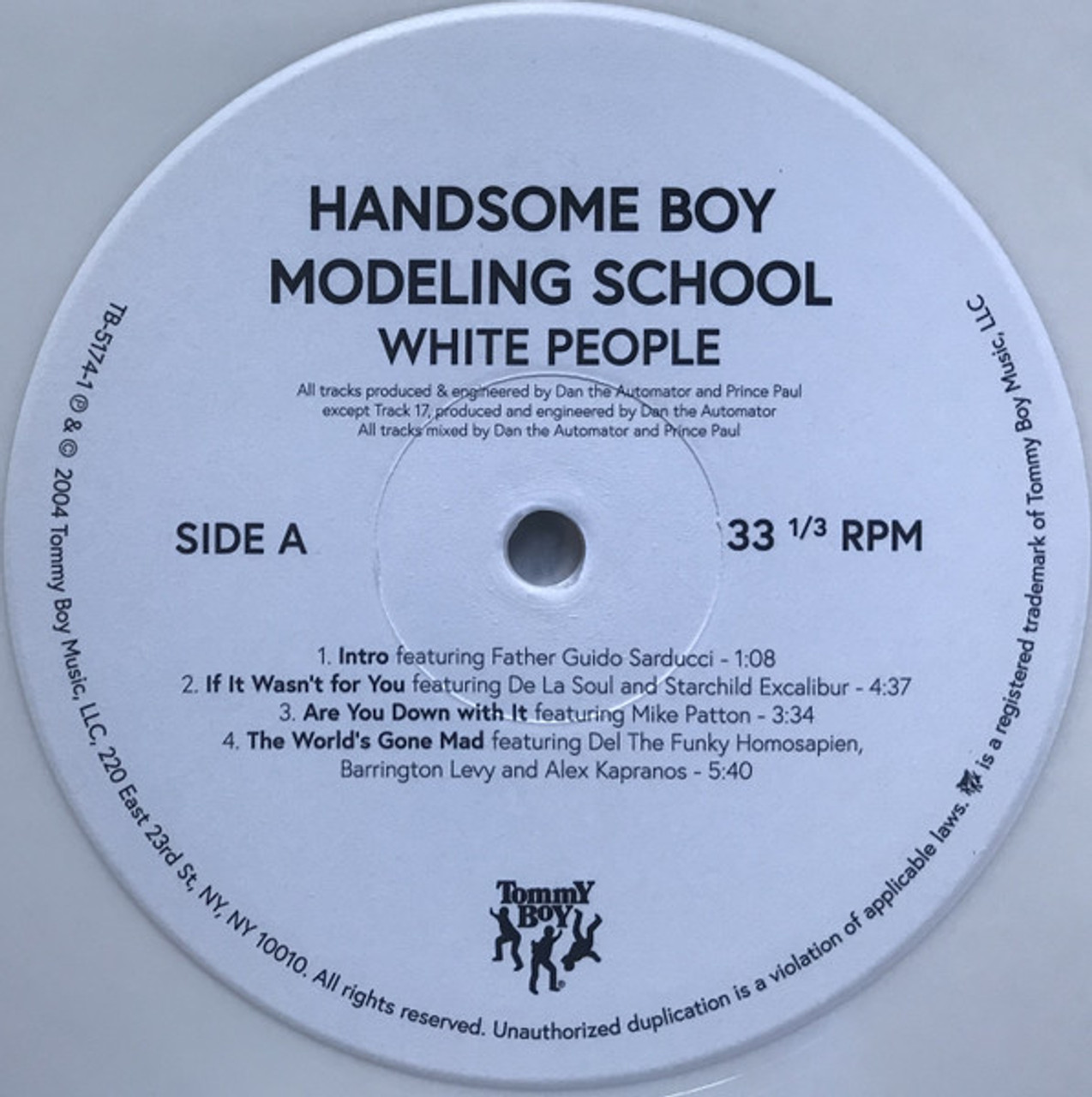 White People - Handsome Boy Modeling School (#016998517413