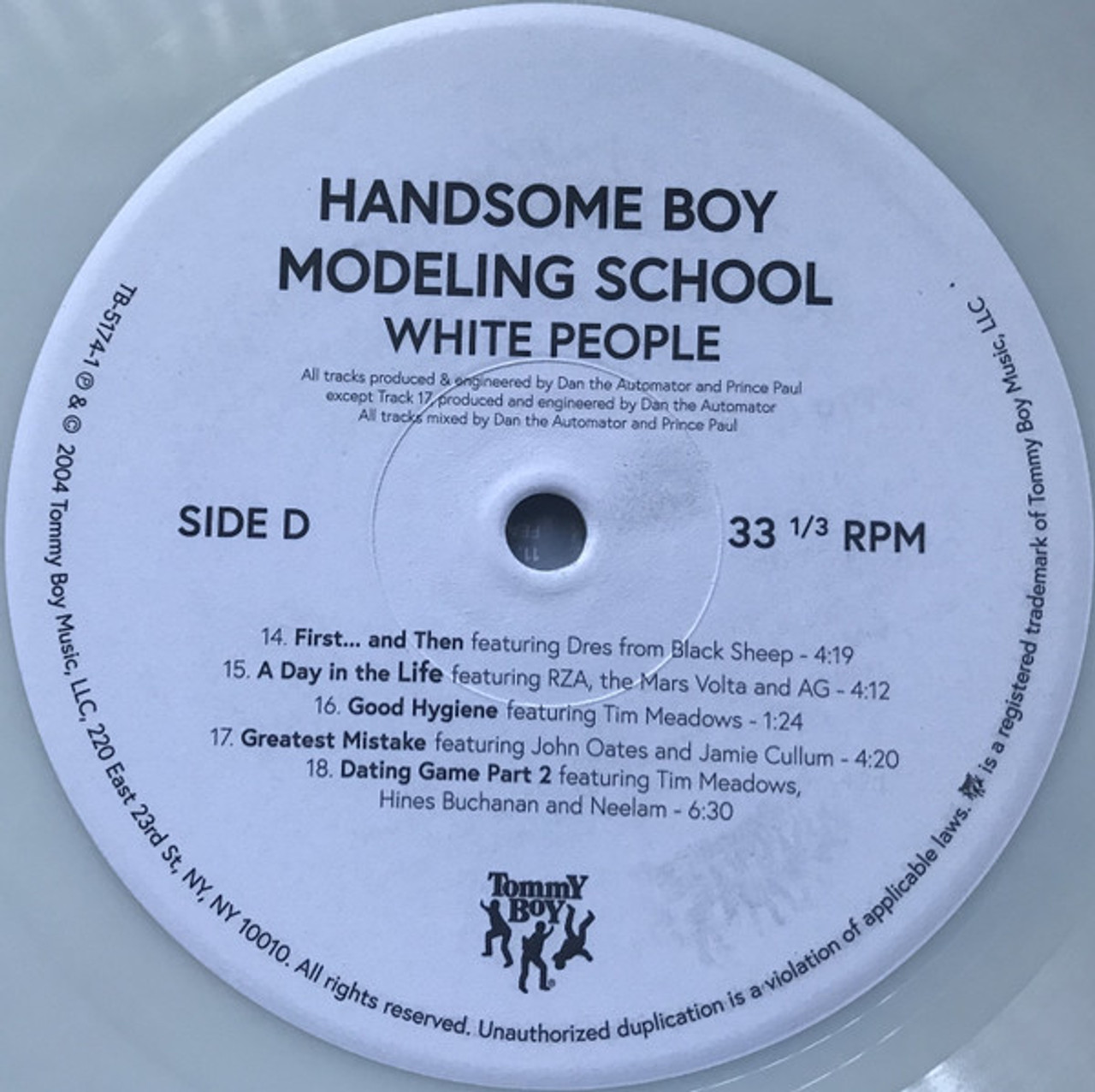 White People - Handsome Boy Modeling School (#016998517413